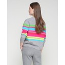 Neon Striped Jumper  - Grey - Alternative 1