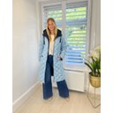 Florence Reversible 2-in-1 Coat - Black / Blue - Alternative 1