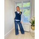 Teresa Knitted Tank - Navy - Alternative 1