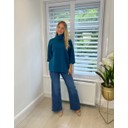 Rhia Roll Neck Jumper  - Teal