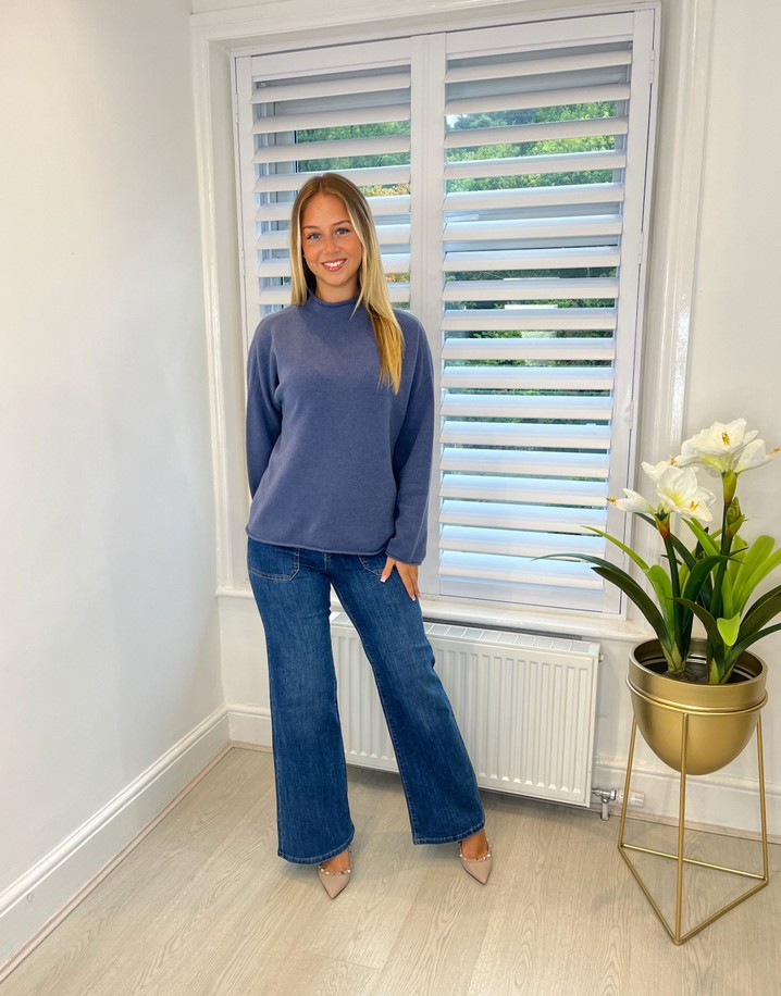 Lucy Cobb Leila Jumper in Periwinkle
