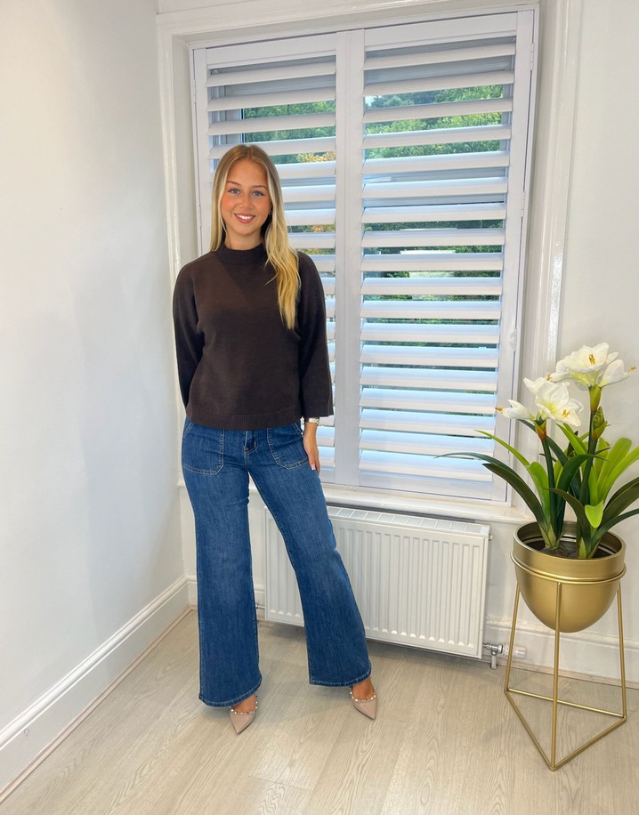 Lucy Cobb Suzie Jumper  in Chocolate