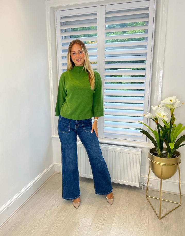 Lucy Cobb Suzie Jumper  in Moss Green