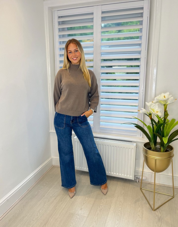 Lucy Cobb Suzie Jumper  in Taupe