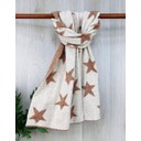 Reversible Star Scarf - Stone Mix
