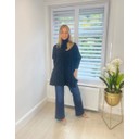 Cleo Cable Knit Jumper - Black