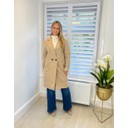 Beckie Boucle Coat - Beige