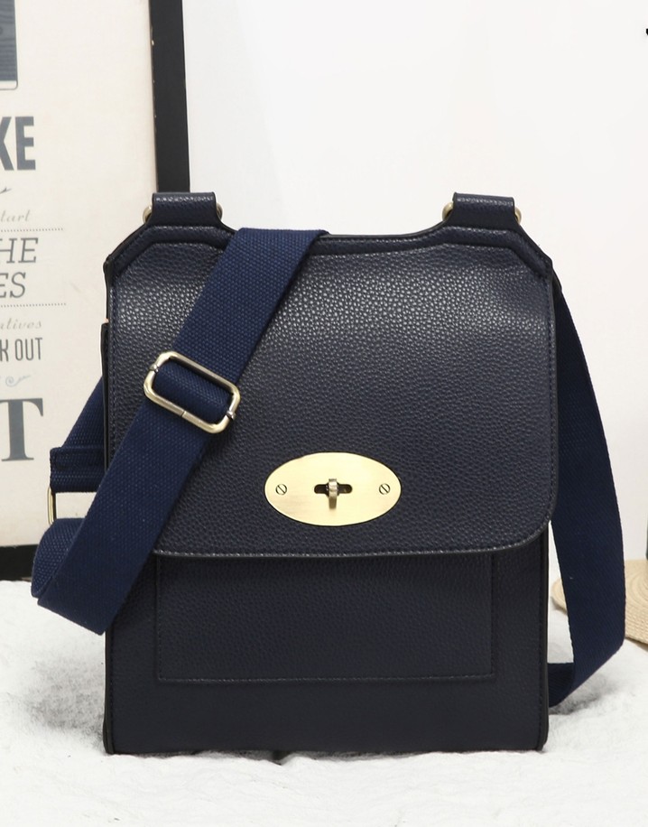 Lucy Cobb Crossbody Bag (Large) - Navy