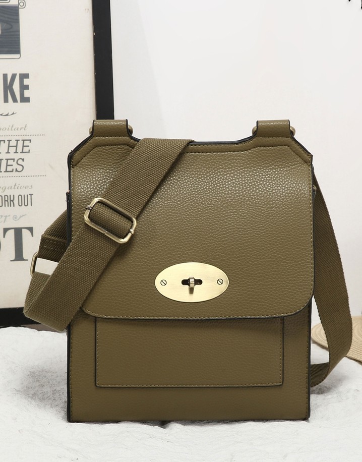 Lucy Cobb Crossbody Bag (Large) - Olive
