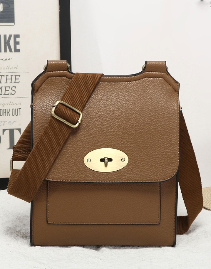 Lucy Cobb Crossbody Bag (Large) - Tan