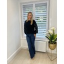 Sequin Sleeve Jumper - Black