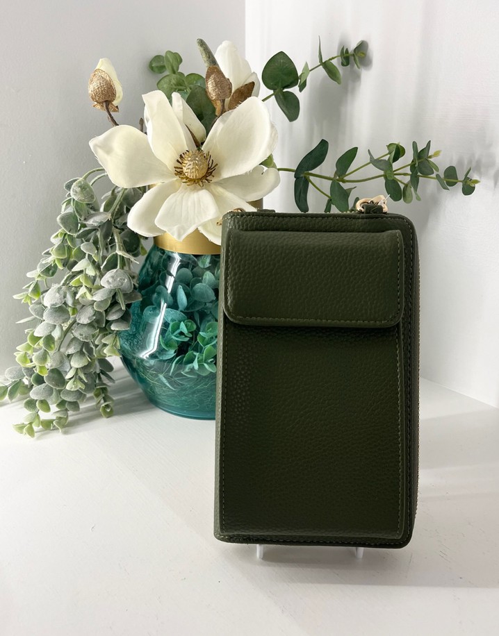 Lucy Cobb Bags Paige Phone Bag  - Khaki