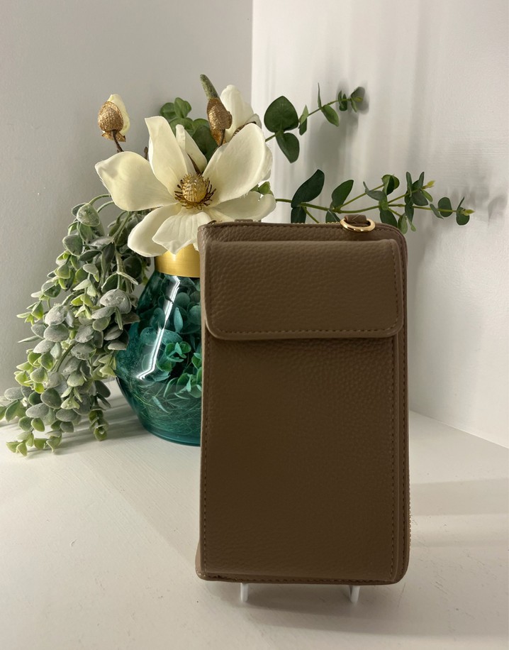Lucy Cobb Bags Paige Phone Bag  - Taupe