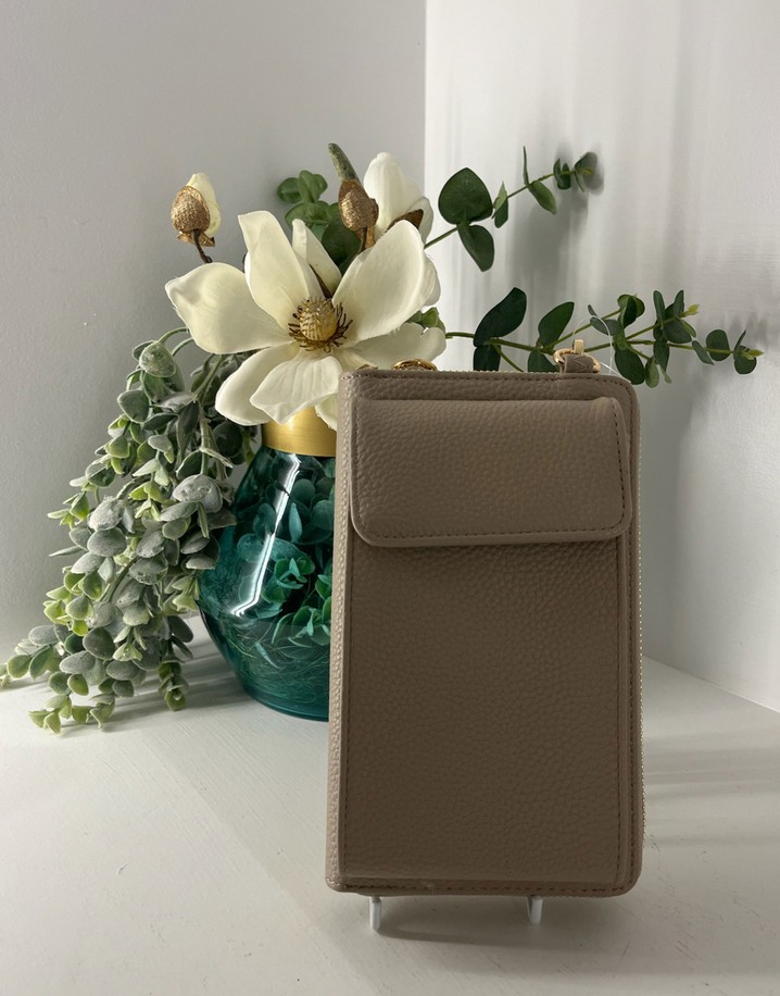 Lucy Cobb Bags Paige Phone Bag  - Light Taupe