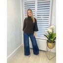 Waffle Knit Jumper - Chocolate