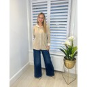 Eleanor Zip Up Hoodie - Beige