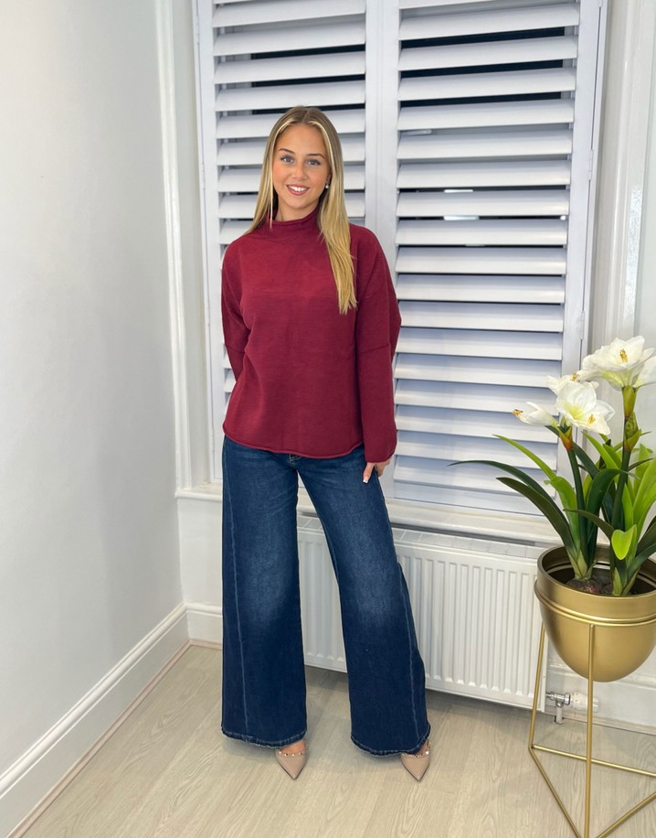 Lucy Cobb Leila Jumper - Berry