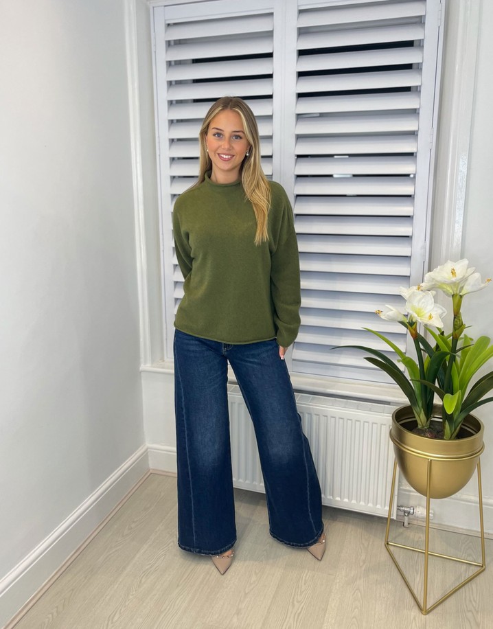 Lucy Cobb Leila Jumper - Khaki