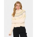 Megna Rollneck Pullover - Cream Mix - Alternative 1