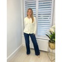 Cindy Tinsel Cardigan - Ivory