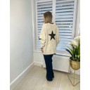 Suzanne Star Cardigan - Cream Mix