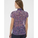 LiljaSZ Crinkle Shirt - Navy Peony Blooms - Alternative 1