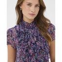 LiljaSZ Crinkle Shirt - Navy Peony Blooms - Alternative 3