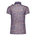 LiljaSZ Crinkle Shirt - Navy Peony Blooms - Alternative 5