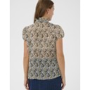 LiljaSZ Crinkle Shirt - Tannin Blurry Animal Print - Alternative 1