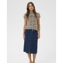 LiljaSZ Crinkle Shirt - Tannin Blurry Animal Print - Alternative 3