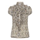 LiljaSZ Crinkle Shirt - Tannin Blurry Animal Print - Alternative 4