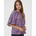 Onneli Blouse - Navy Peony Blooms