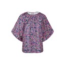 Onneli Blouse - Navy Peony Blooms - Alternative 4