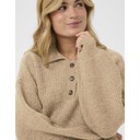 Ottoline Polo Pullover - Tannin Melange  - Alternative 3