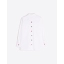 Larga Button Back Shirt  - White - Alternative 3