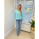 Gemma Cardigan - Aqua