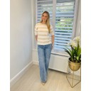 Dolly Striped Jumper - Ivory Mix