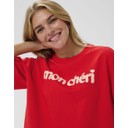 Panna Short Sleeve Sweatshirt - Red - Alternative 3