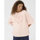 Pexton Short Sleeve Sweatshirt - Baby Pink