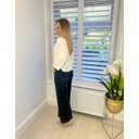 Seam Detail Elasticated Waist Jeans - Indigo - Alternative 2