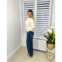 Barrel Leg Jeans  - Dark Denim - Alternative 1