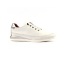 Penelopy Leather Plimsole - White