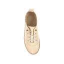 Evie Leather Plimsole  - Cream - Alternative 5