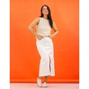 Evie Leather Plimsole  - Cream - Alternative 7