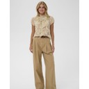 LiljaSZ Crinkle Shirt - Creme Black Mini Dots - Alternative 2