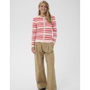 Pila Cardigan - Chalk Pink Red Stripe  - Alternative 2