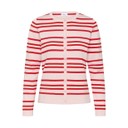 Pila Cardigan - Chalk Pink Red Stripe  - Alternative 4