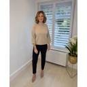 Bella 09 (7/8) No Cuff Ankle Grazers - Navy