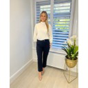 Bella 09 (7/8) No Cuff Ankle Grazers - Navy - Alternative 2