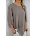 Candice Chiffon Top - Taupe